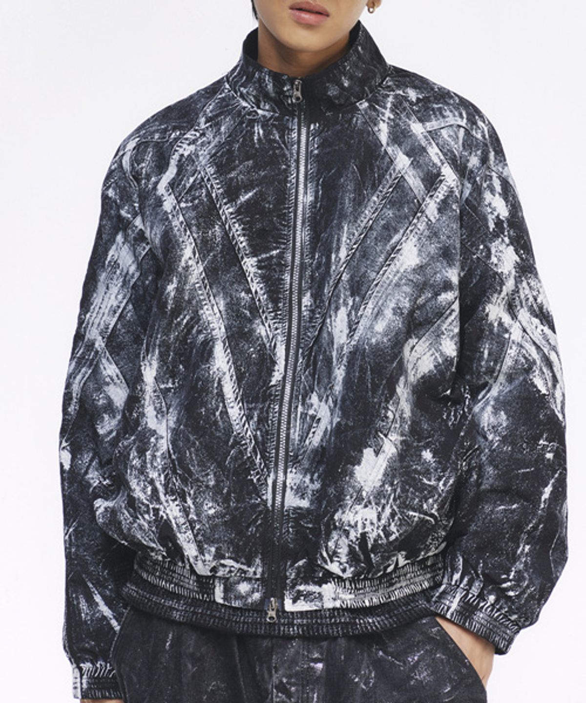그레이티스트(THE GREATEST) Painting Track Jacket Black