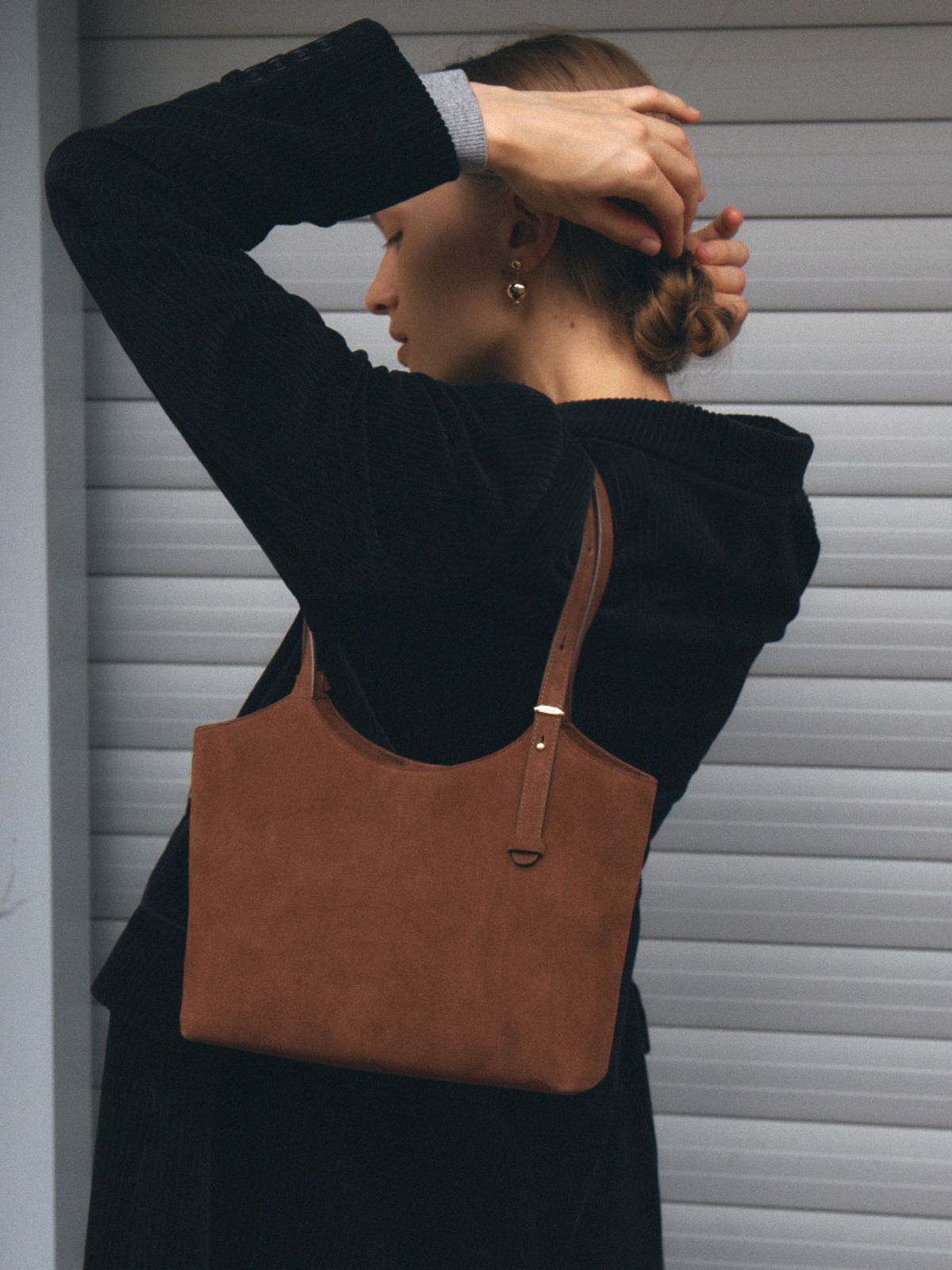 드메리엘(DEMERIEL) 90 Veneta Bag Small Chestnut