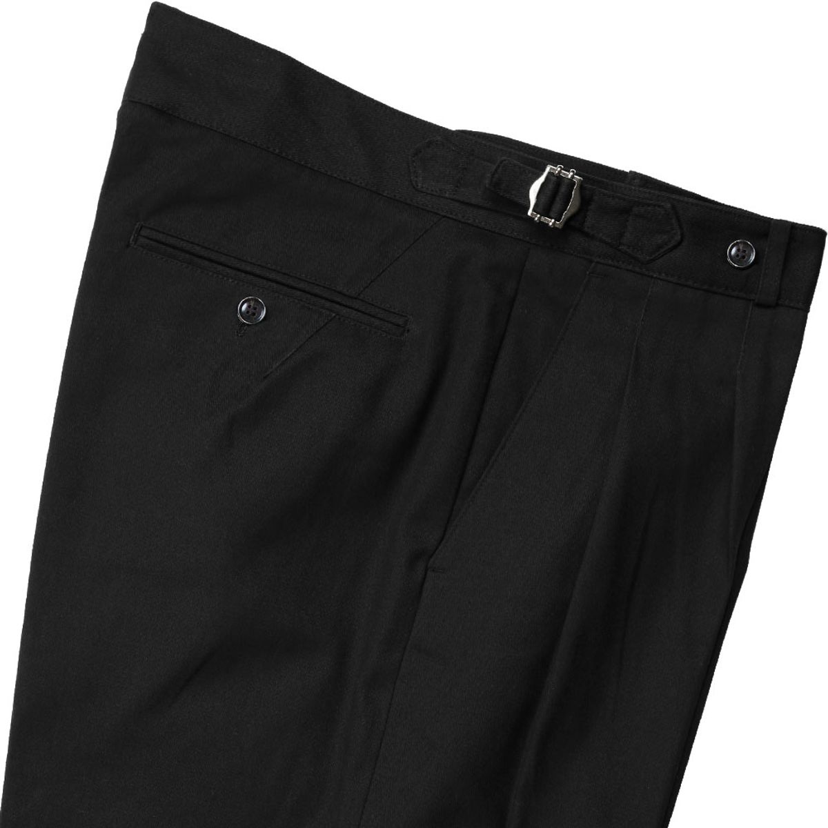 솔티(SORTIE) Reve Cotton Washed Trousers (Black)