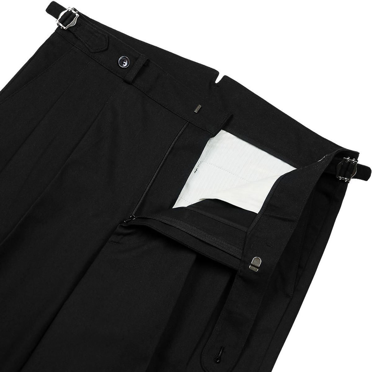 솔티(SORTIE) Reve Cotton Washed Trousers (Black)