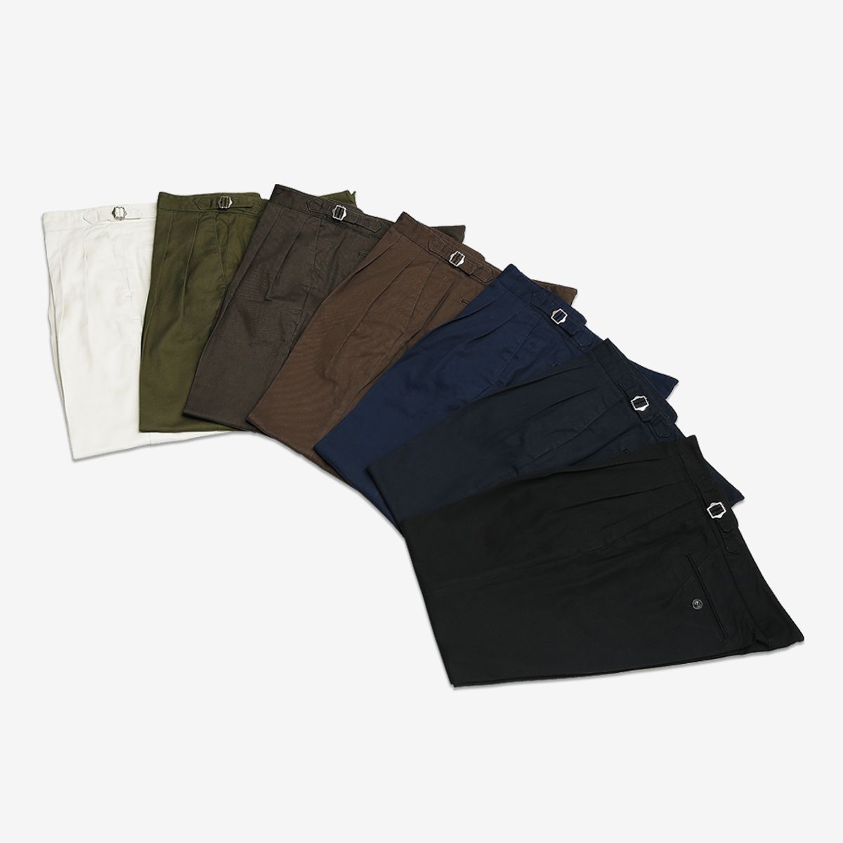 솔티(SORTIE) Reve Cotton Washed Trousers (Black)
