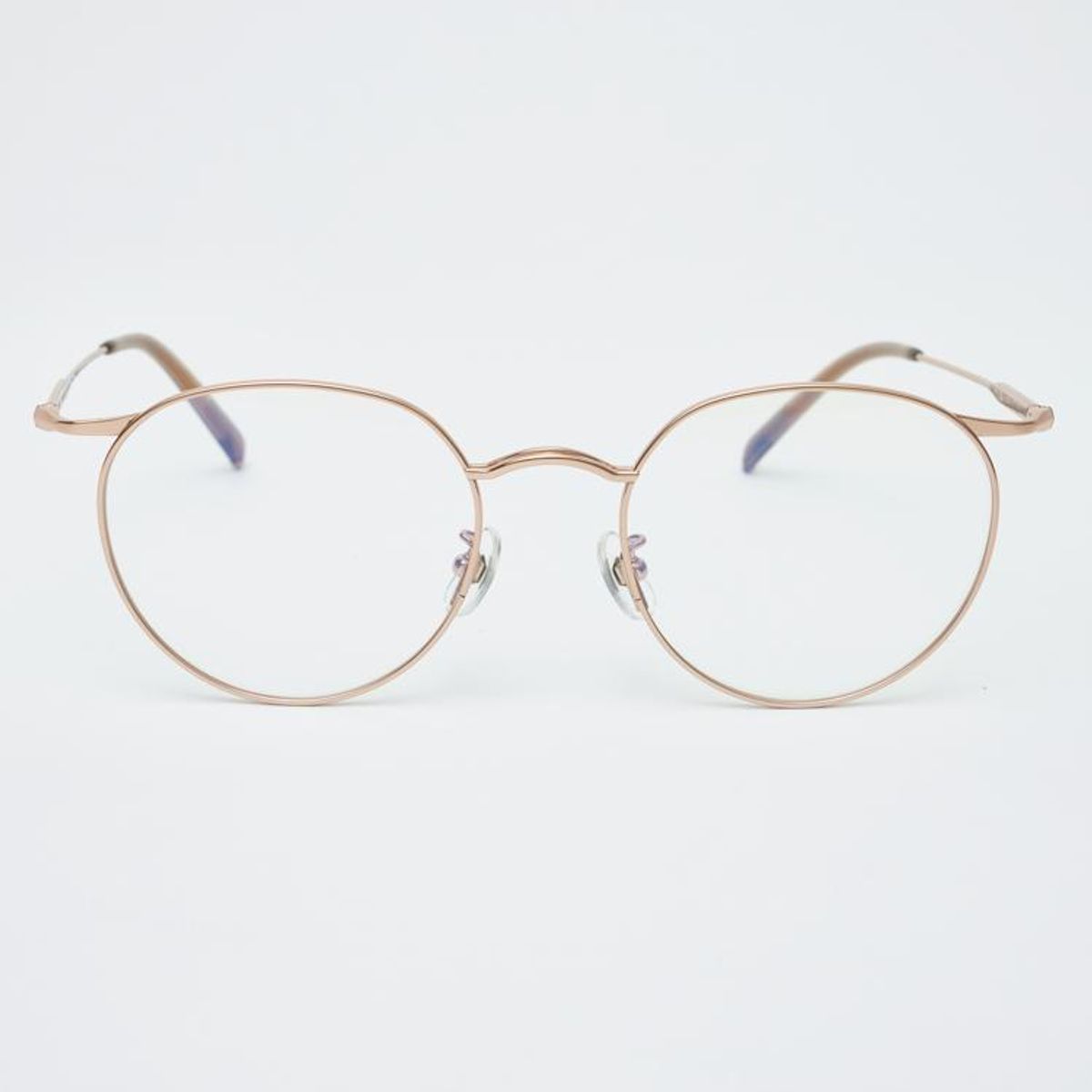 알로아이웨어(ALO EYEWEAR) [illusionist] 오버사이즈 라운드 티타늄 로즈골드 안경테 IL8404 2424G