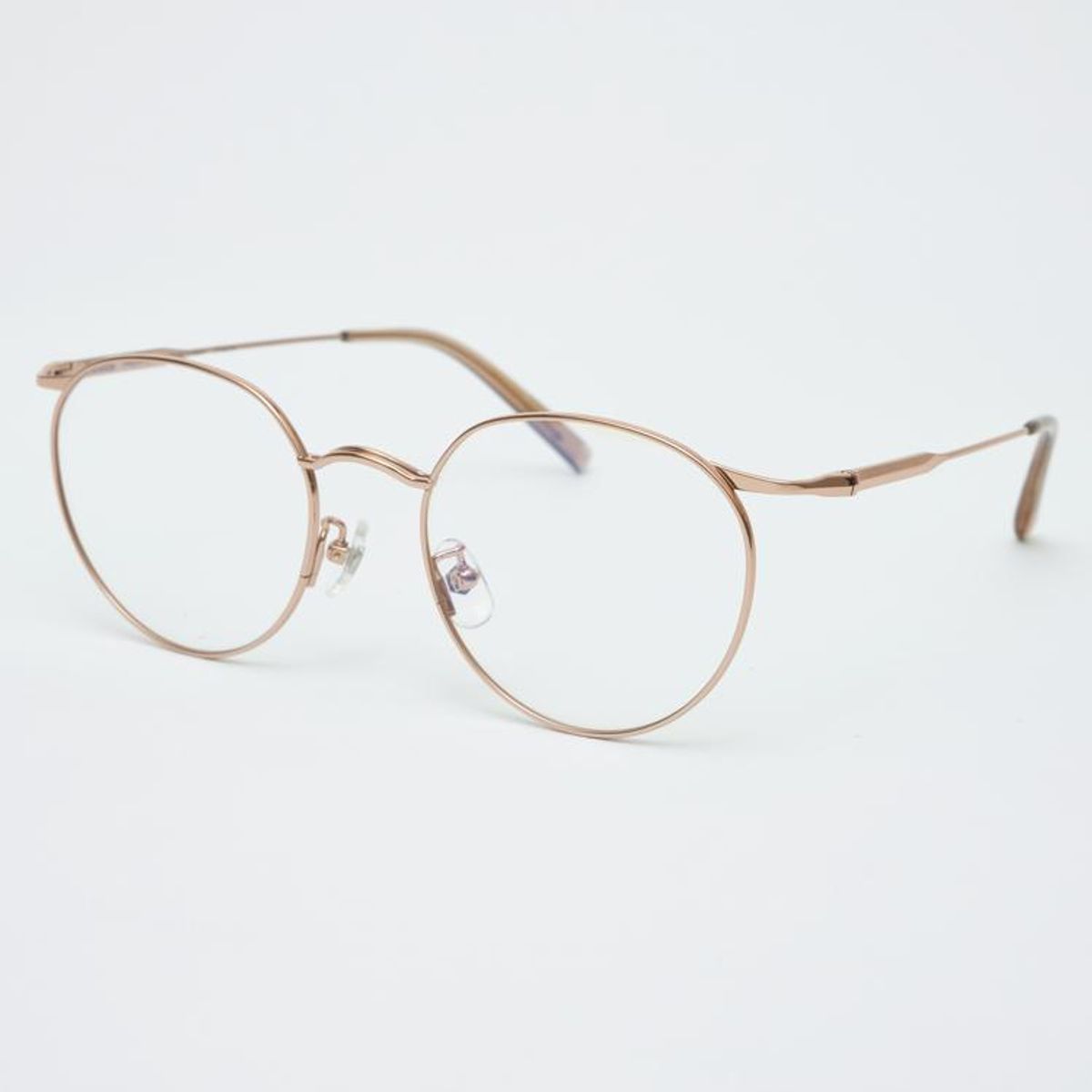 알로아이웨어(ALO EYEWEAR) [illusionist] 오버사이즈 라운드 티타늄 로즈골드 안경테 IL8404 2424G