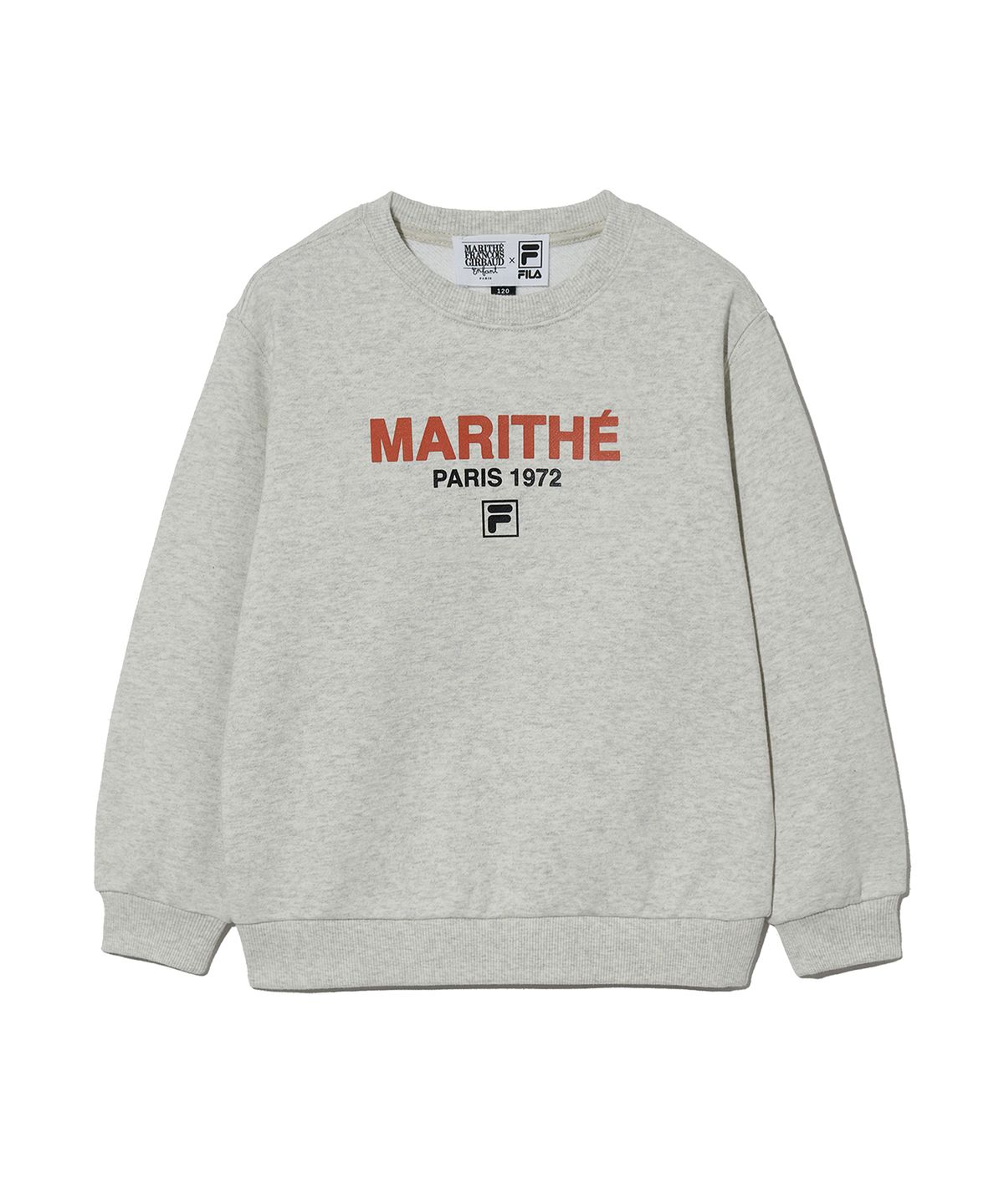 마리떼 키즈(MARITHÉ KIDS) MFG X FILA KIDS SWEATSHIRT oatmeal