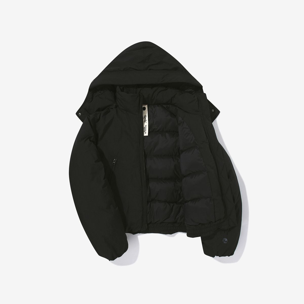 케즈(KEDS) 넌퀼팅 후디 다운 (KD2DJG4103FBLK)