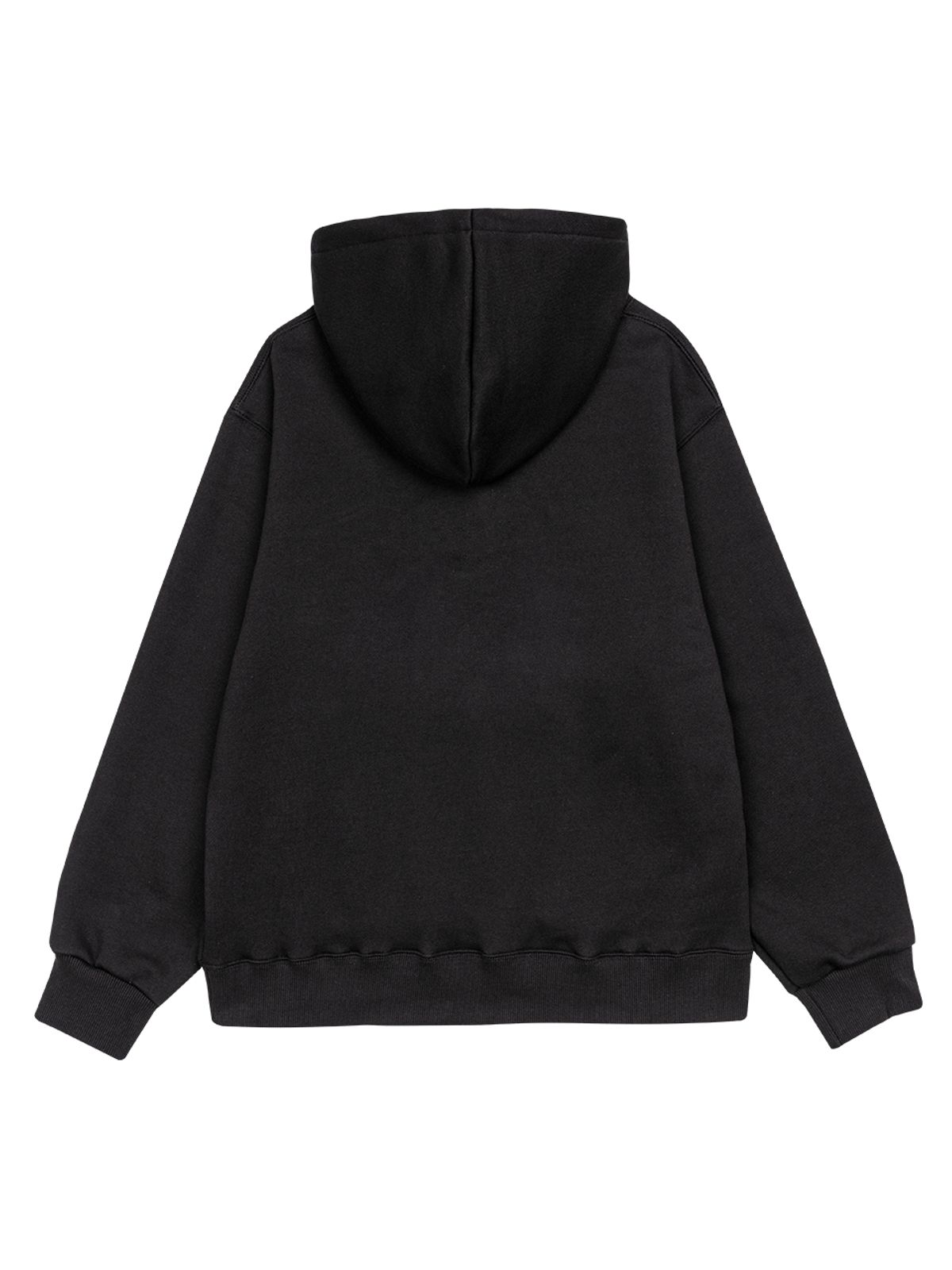 오피쉬(OAFISH) 오버핏 아플리케 후디, 블랙
