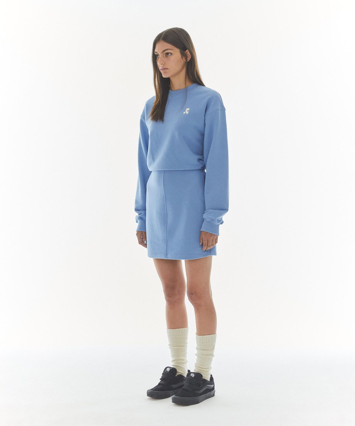 레스트앤레크레이션(REST&RECREATION) JERSEY MINI DRESS - BLUE