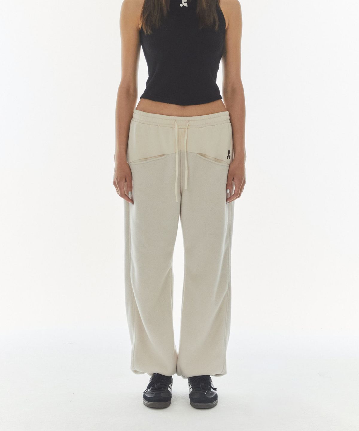 레스트앤레크레이션(REST&RECREATION) COLORATION FLEECE JOGGER PANTS - IVORY