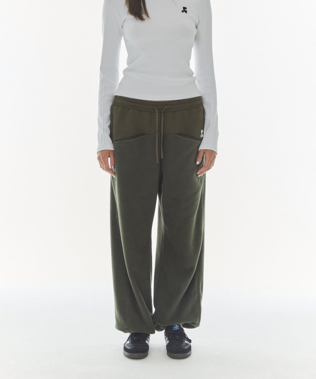 레스트앤레크레이션(REST&RECREATION) COLORATION FLEECE JOGGER PANTS - KHAKI