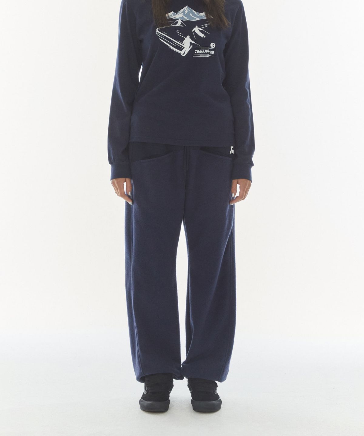 레스트앤레크레이션(REST&RECREATION) COLORATION FLEECE JOGGER PANTS - NAVY