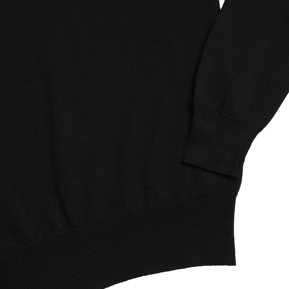 솔티(SORTIE) Combination Polo Knit (Black)