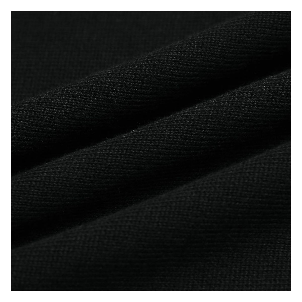 솔티(SORTIE) Combination Polo Knit (Black)