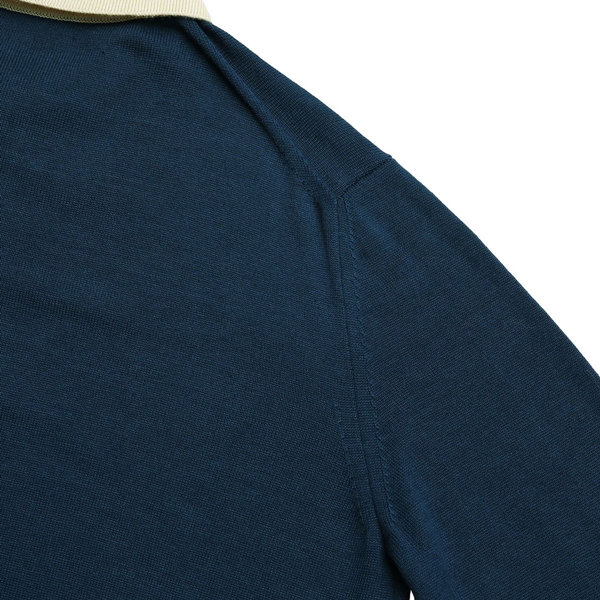 솔티(SORTIE) Combination Polo Knit (Blue)