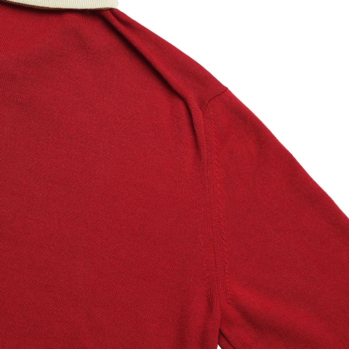 솔티(SORTIE) Combination Polo Knit (Red)