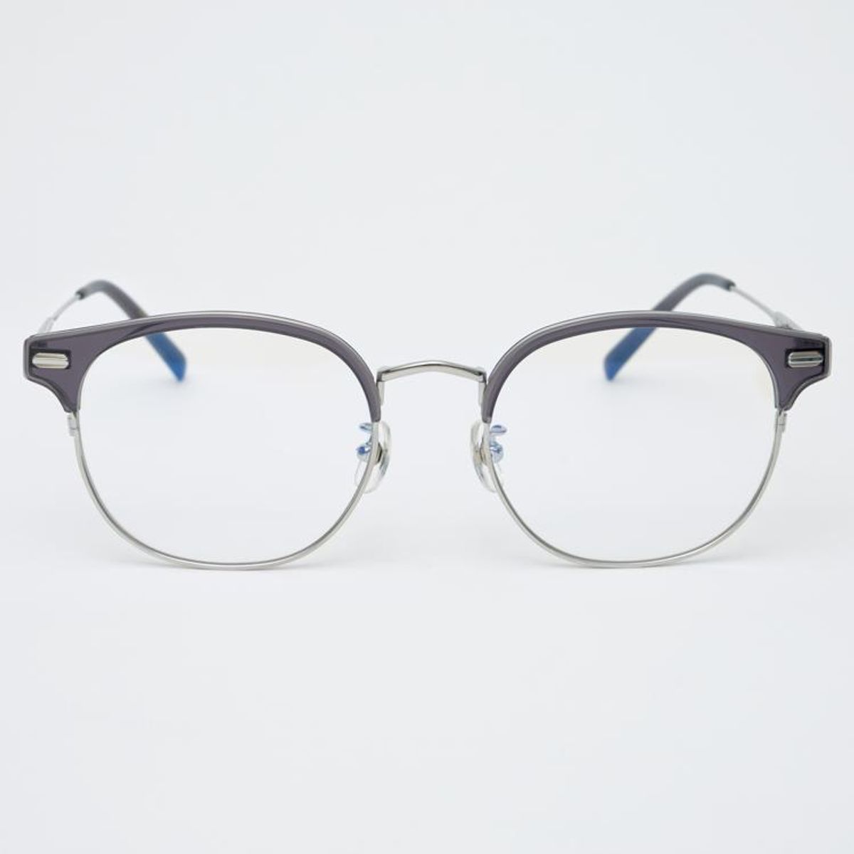 알로아이웨어(ALO EYEWEAR) [illusionist] 오버사이즈 라이트 하금테 그레이/실버 안경테 IL9401 1011G