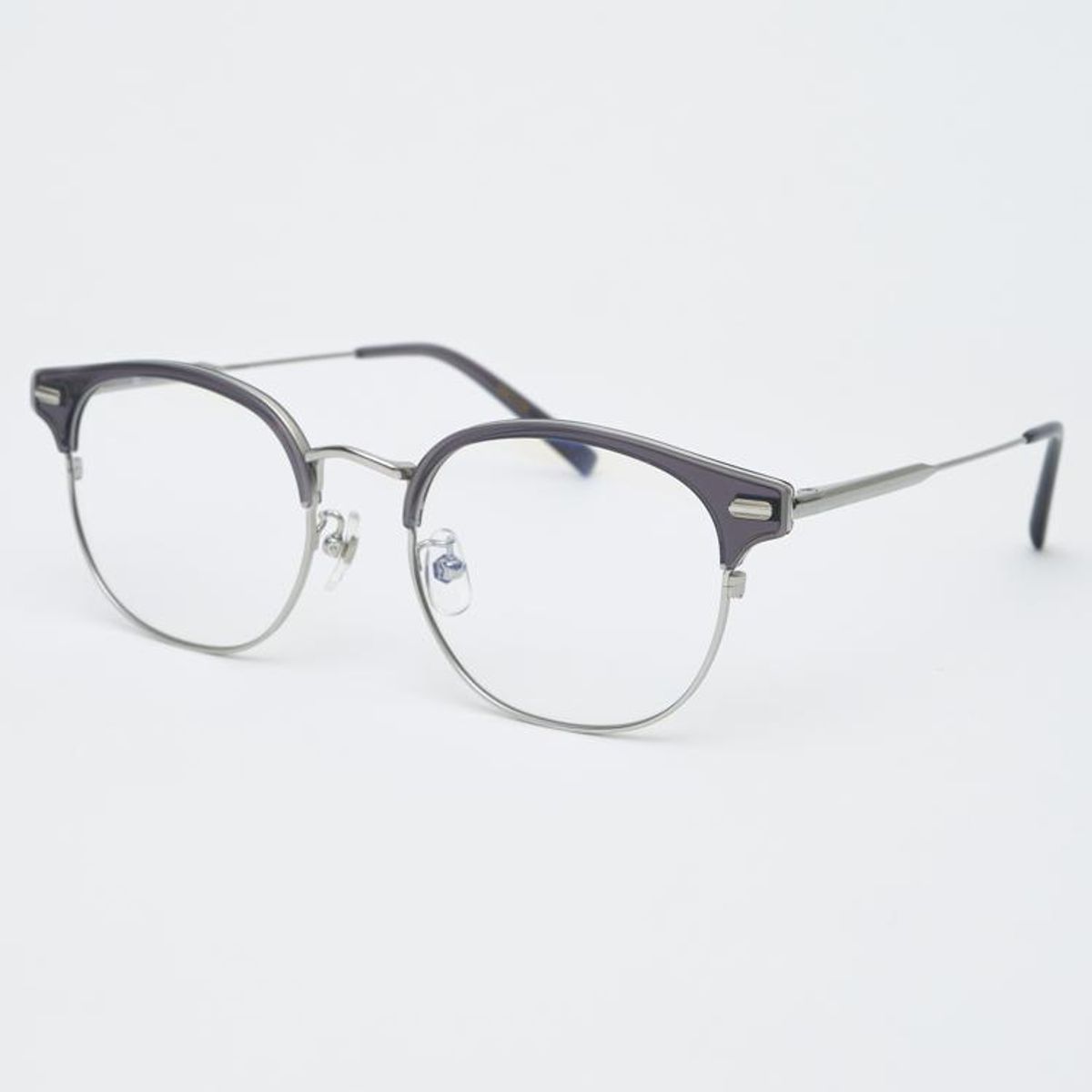 알로아이웨어(ALO EYEWEAR) [illusionist] 오버사이즈 라이트 하금테 그레이/실버 안경테 IL9401 1011G