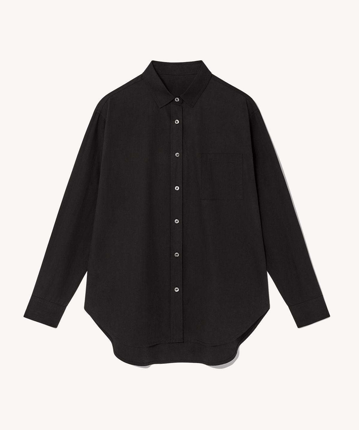 리디피(RIDIFI) 포켓 디테일 코튼 셔츠 (black)