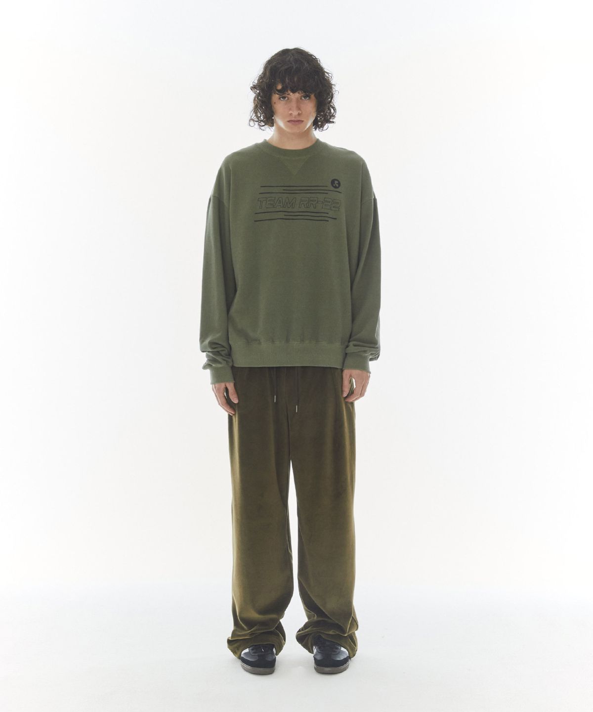 레스트앤레크레이션(REST&RECREATION) VELVET JOGGER PANTS - KHAKI
