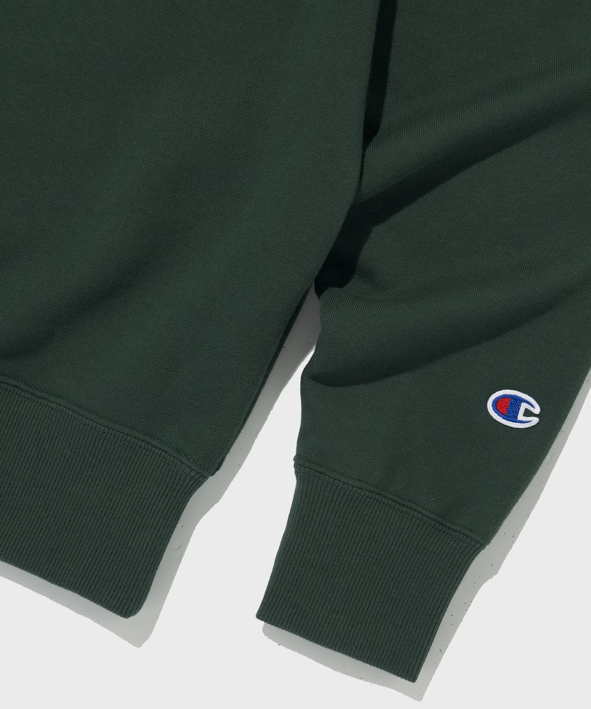 챔피온(CHAMPION) 뉴저지 CVC 크루넥 스웨트셔츠 Dark Green