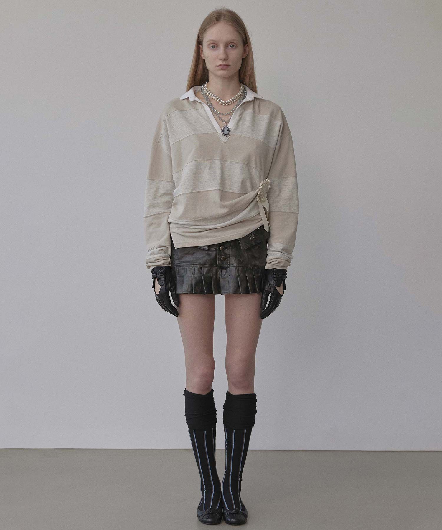 無料配送 ◆ SCULPTOR ◆ Western Faux Leather Micro Skirt MUSINSA | SCULPTOR Western Faux Leather Micro Skirt Black