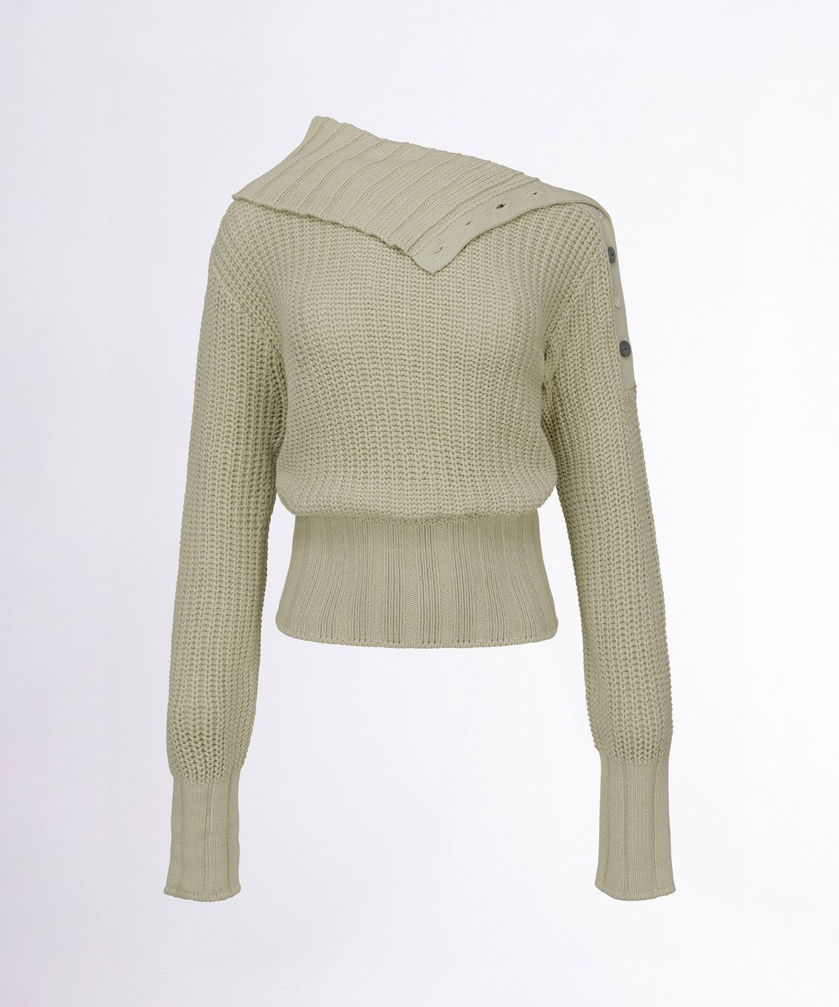 스컬프터(SCULPTOR) Funnel Neck Sweater Linen
