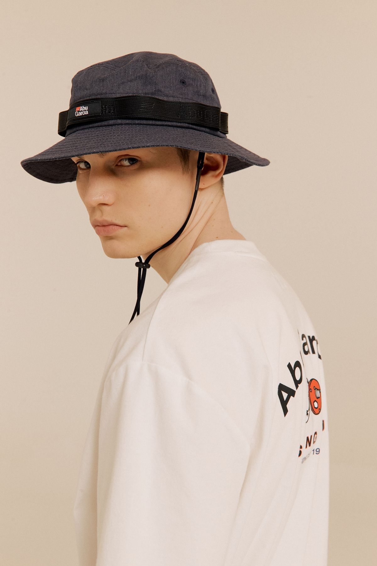 아부가르시아(ABU GARCIA) 웨빙 사파리햇 DENIM BLUE