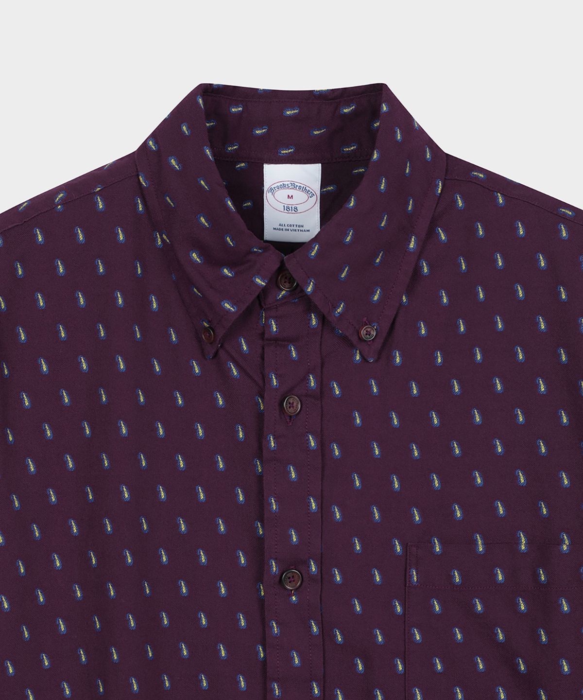 브룩스 브라더스(BROOKS BROTHERS) 프라이데이 풀라드 도비 셔츠 (퍼플) (BBTHMF3584TEF)