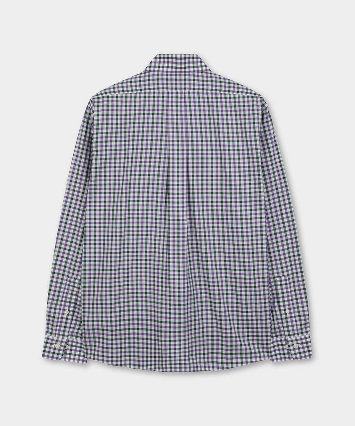 브룩스 브라더스(BROOKS BROTHERS) 레귤러핏 논아이론 트윌 체크 셔츠 (다크그린) (BBTHMM9890JEF)