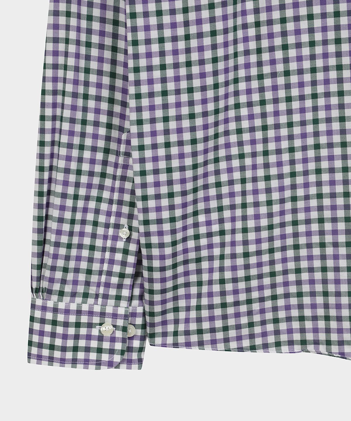 브룩스 브라더스(BROOKS BROTHERS) 레귤러핏 논아이론 트윌 체크 셔츠 (다크그린) (BBTHMM9890JEF)