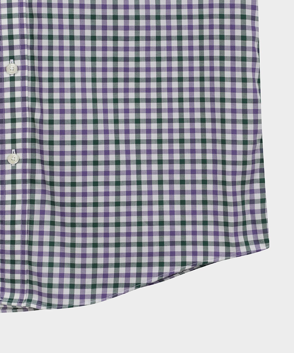 브룩스 브라더스(BROOKS BROTHERS) 레귤러핏 논아이론 트윌 체크 셔츠 (다크그린) (BBTHMM9890JEF)
