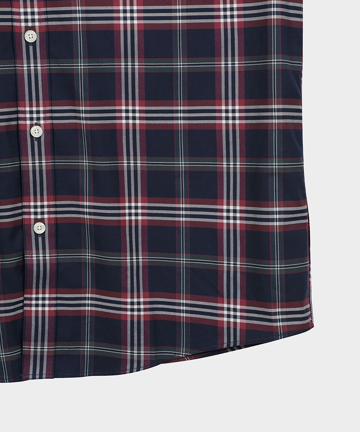 브룩스 브라더스(BROOKS BROTHERS) 레귤러핏 논아이론 트윌 타탄 체크 셔츠 (다크네이비) (BBTHMM6131QEF)