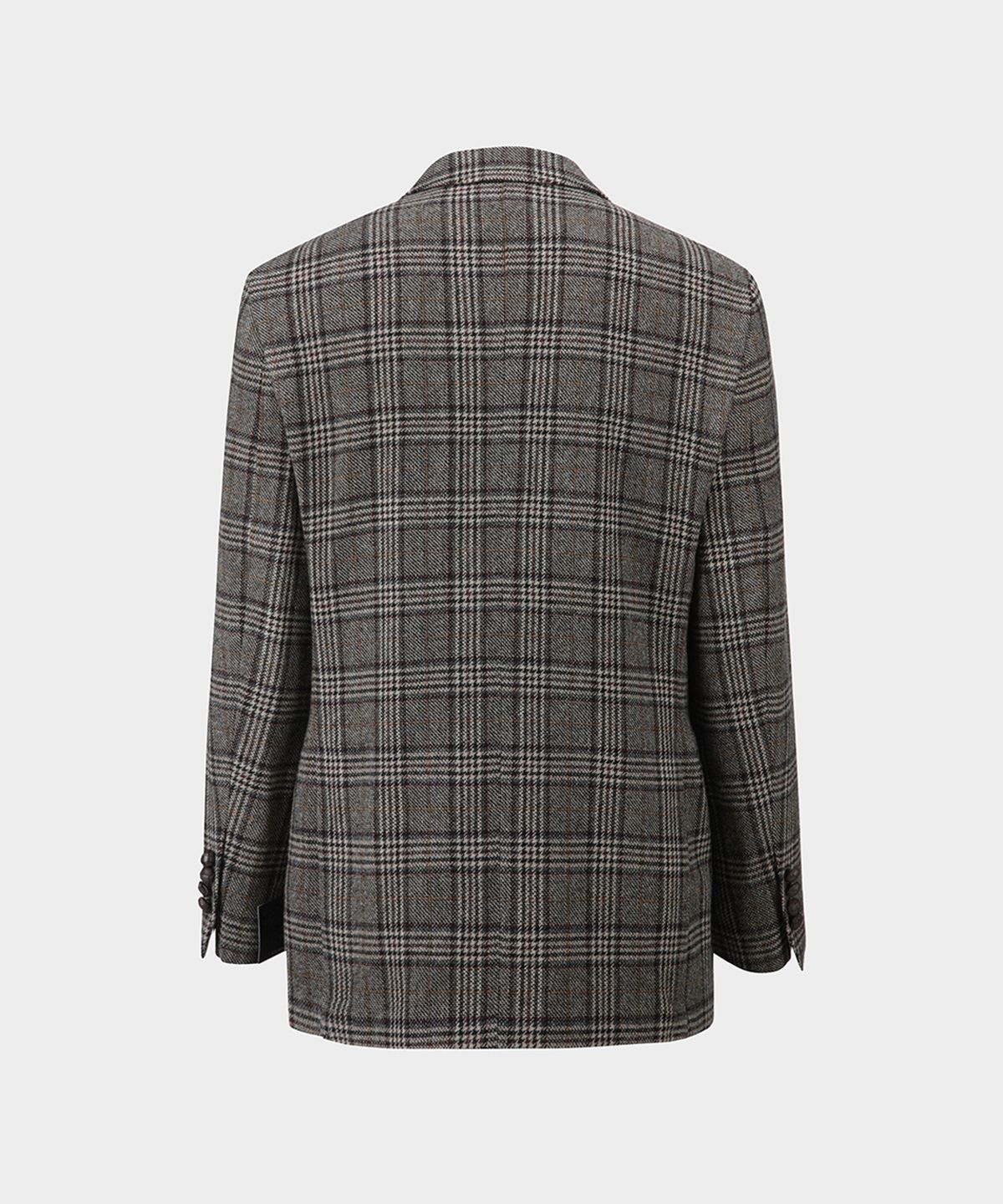브룩스 브라더스(BROOKS BROTHERS) 클래식핏 1818 울 트위드 체크 2버튼 스포츠코트 (브라운) (BBJSMM46404EF)