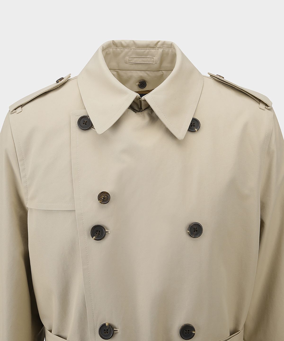 브룩스 브라더스(BROOKS BROTHERS) 더블 트렌치코트 (베이지) (BBCDMF5297ZEW)