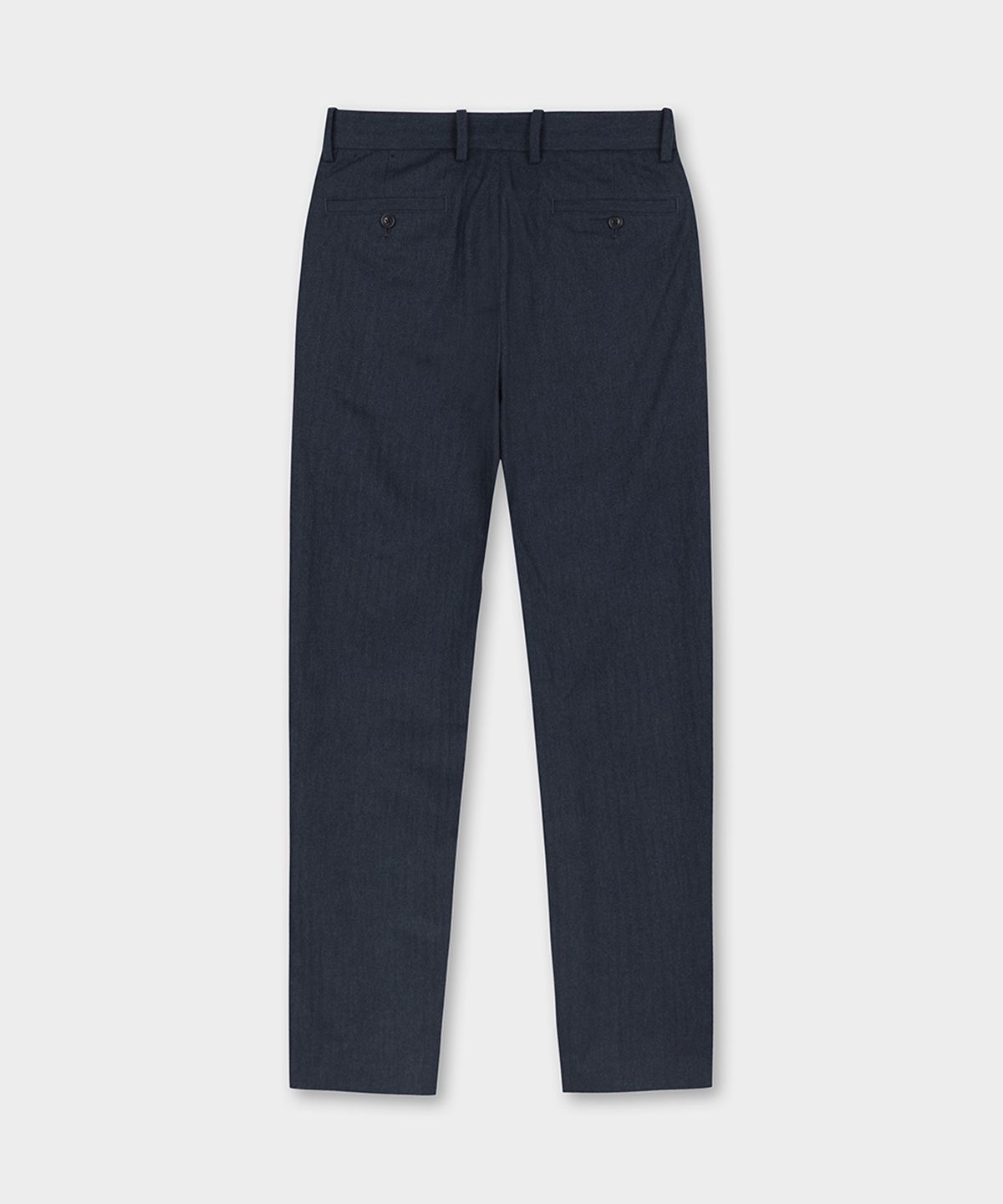 브룩스 브라더스(BROOKS BROTHERS) 레귤러핏 헤링본 플란넬 팬츠 (네이비) (BBPCMF4761QEF)
