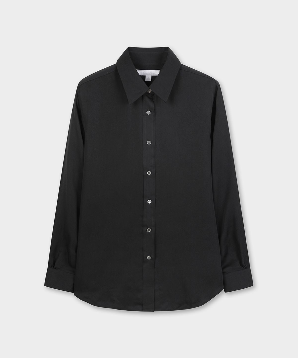 브룩스 브라더스(BROOKS BROTHERS) 릴렉스핏 큐프라 비스코스 블라우스 (블랙) (BBTHWM4593UEF)