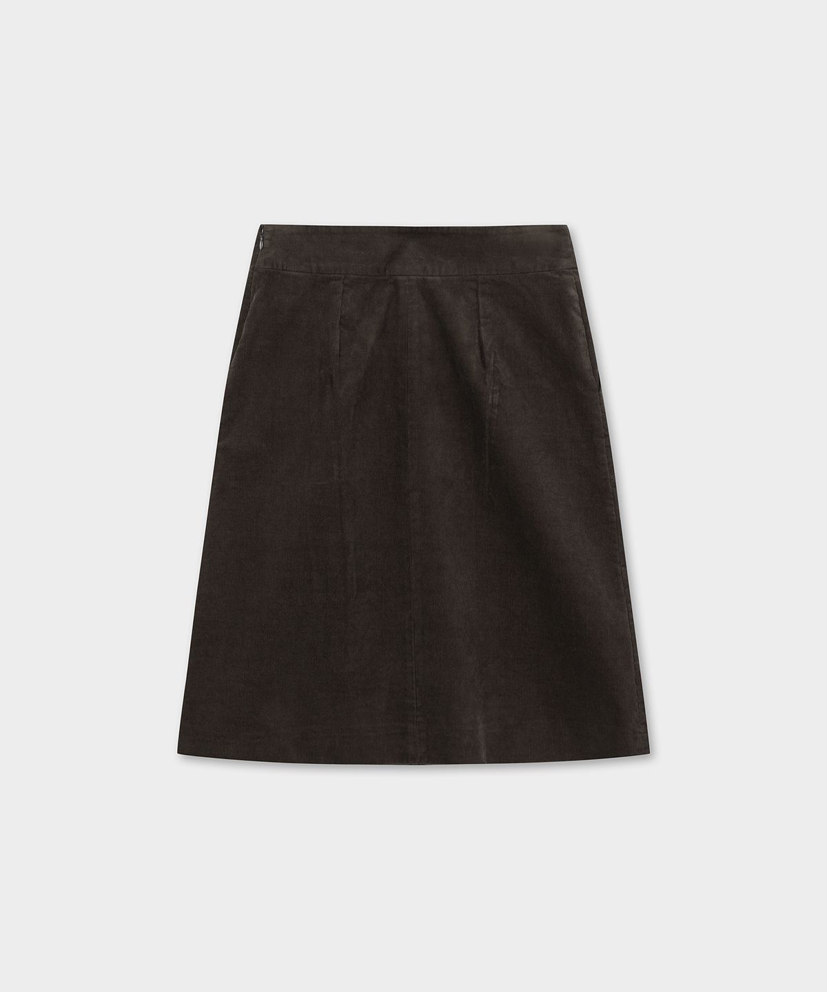 브룩스 브라더스(BROOKS BROTHERS) 코듀로이 A라인 스커트 (브라운) (BBKZWF59904EF)