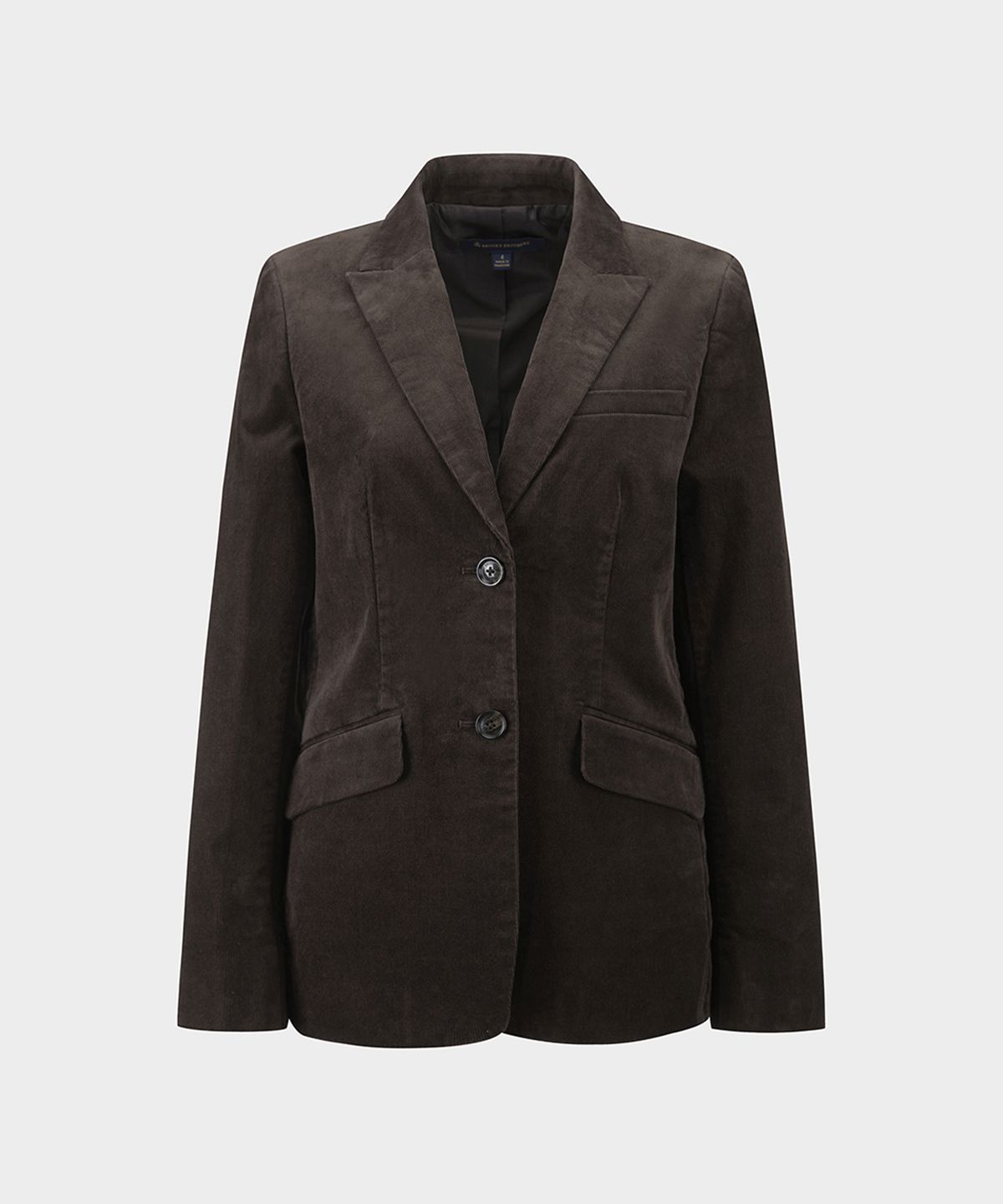 브룩스 브라더스(BROOKS BROTHERS) 코듀로이 2버튼 패치포켓 자켓 (브라운) (BBJSWF59884EF)