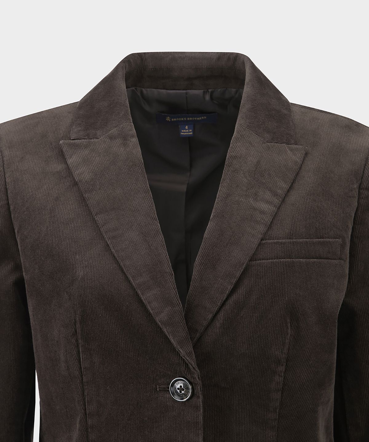 브룩스 브라더스(BROOKS BROTHERS) 코듀로이 2버튼 패치포켓 자켓 (브라운) (BBJSWF59884EF)
