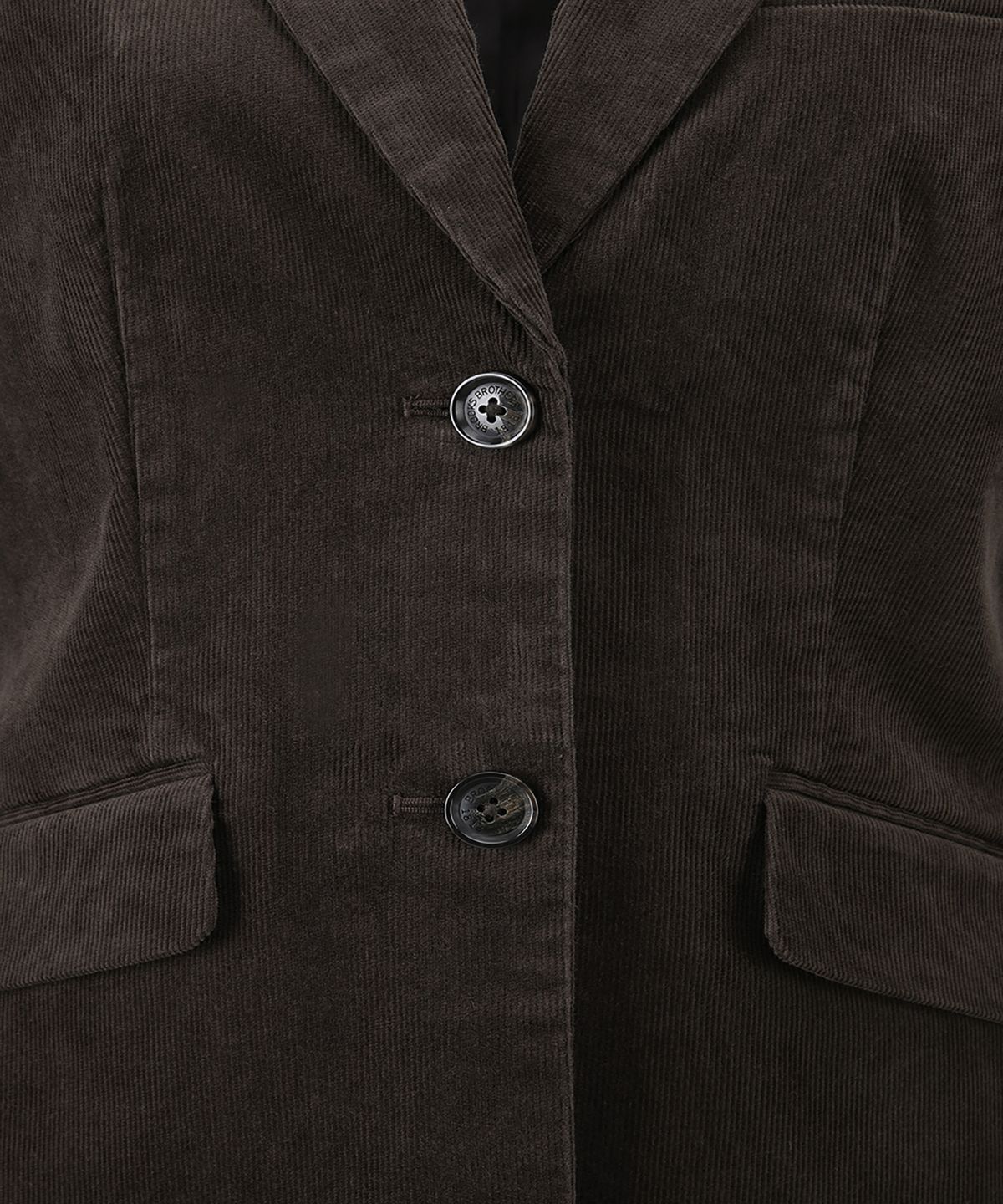 브룩스 브라더스(BROOKS BROTHERS) 코듀로이 2버튼 패치포켓 자켓 (브라운) (BBJSWF59884EF)
