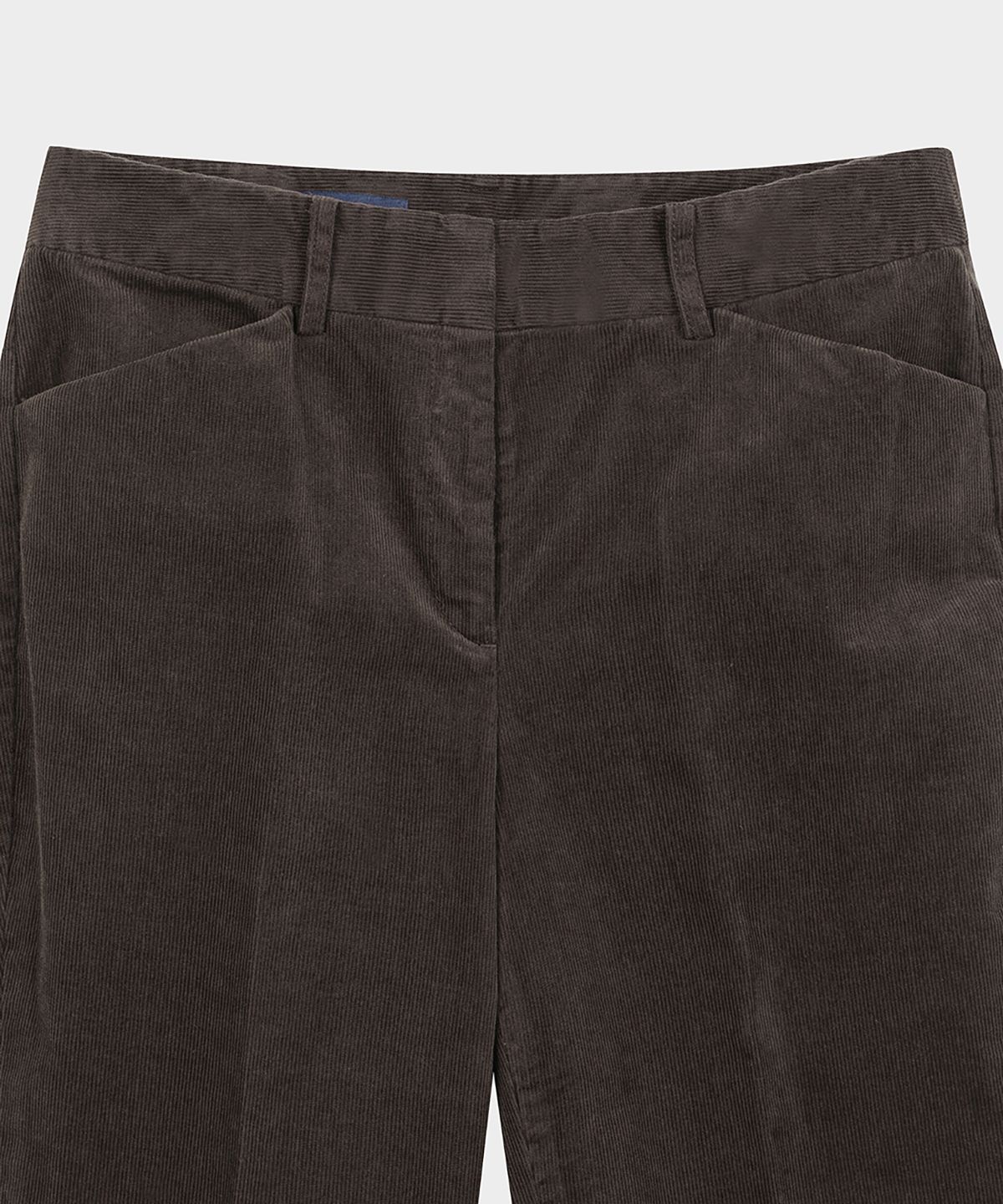 브룩스 브라더스(BROOKS BROTHERS) 슬림핏 코듀로이 팬츠 (브라운) (BBPCWF59914EF)