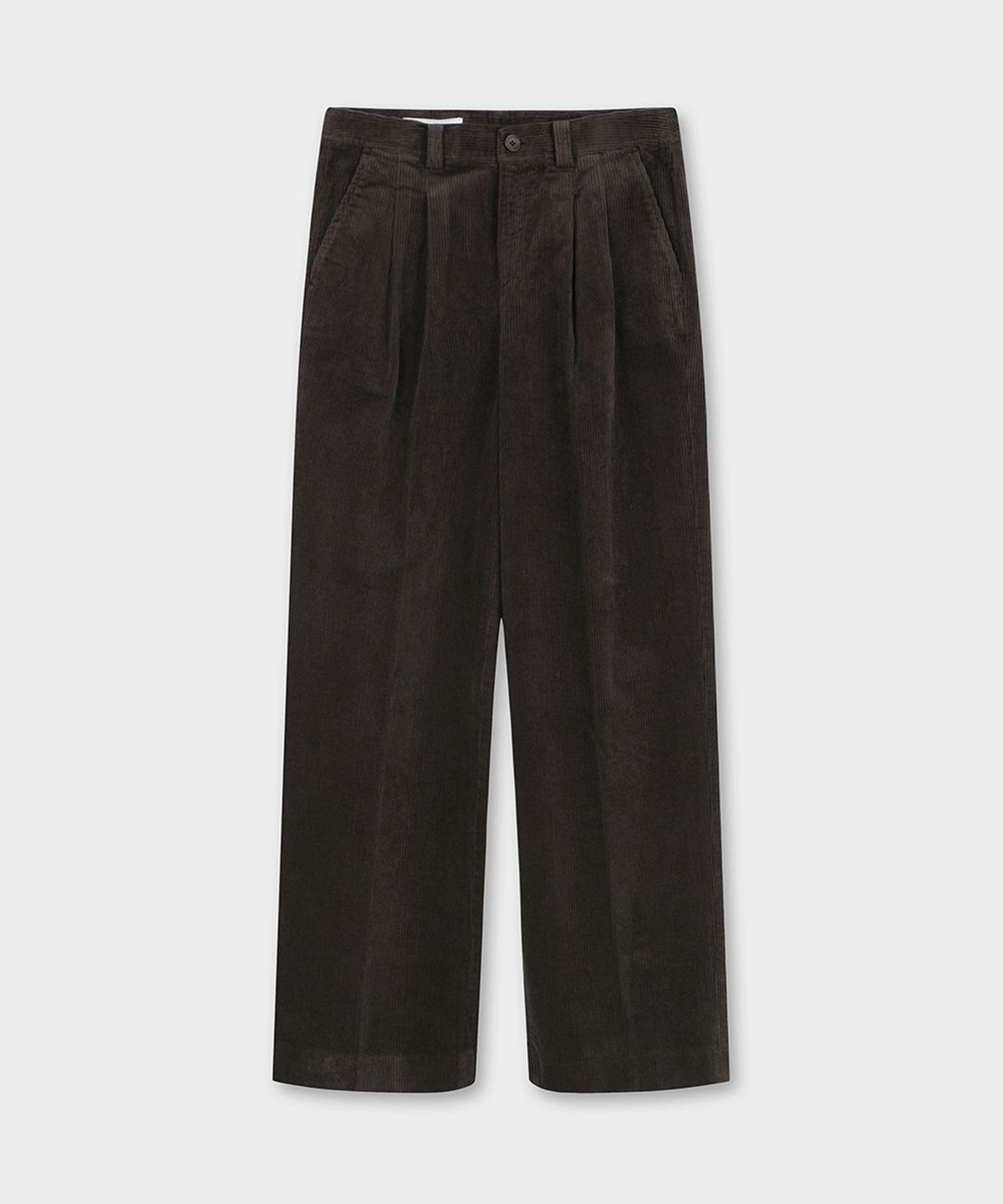 브룩스 브라더스(BROOKS BROTHERS) [여성] 코듀로이 와이드 팬츠 (브라운) (BBPCWM71944EF)