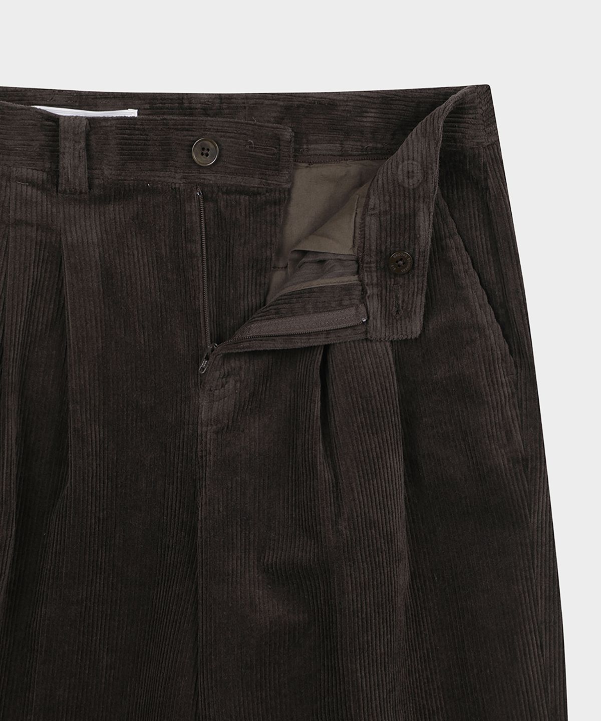 브룩스 브라더스(BROOKS BROTHERS) [여성] 코듀로이 와이드 팬츠 (브라운) (BBPCWM71944EF)