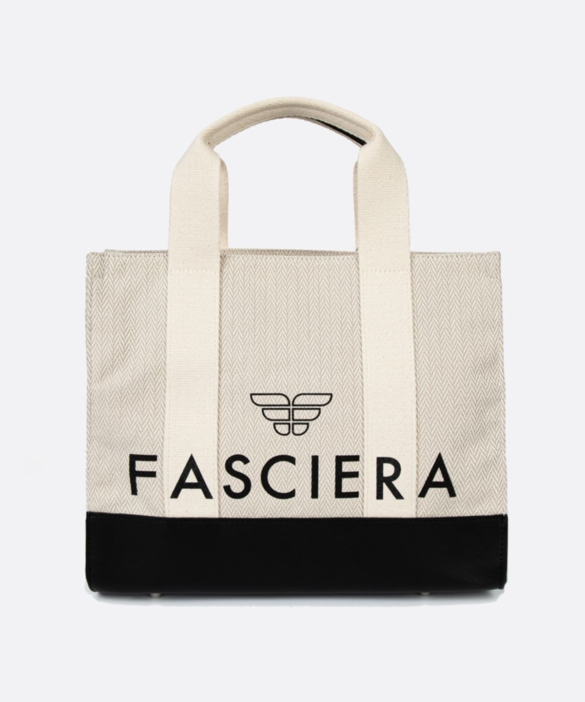 파시에라(FASCIERA) 클래식 레더콤비 스퀘어 토트백_아리아스12