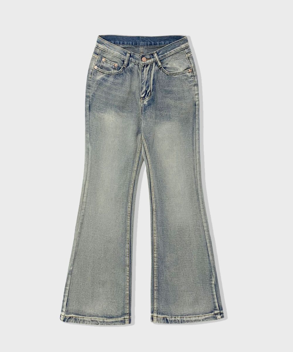 【ZEEZEEZEE】Loose Bootcut Trousers ★韓国人気★ 追跡付 ZIGGY CHEN Articulated Knee Flare Trousers _ FASCINATE Osaka