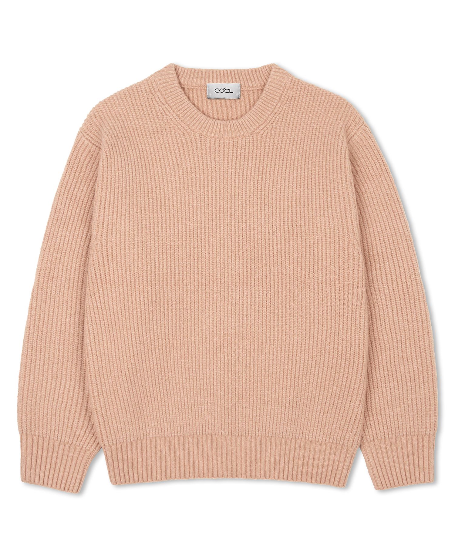 MUSINSA | COSTUME O'CLOCK HACHI ROUND HEAVY KNIT PULLOVER