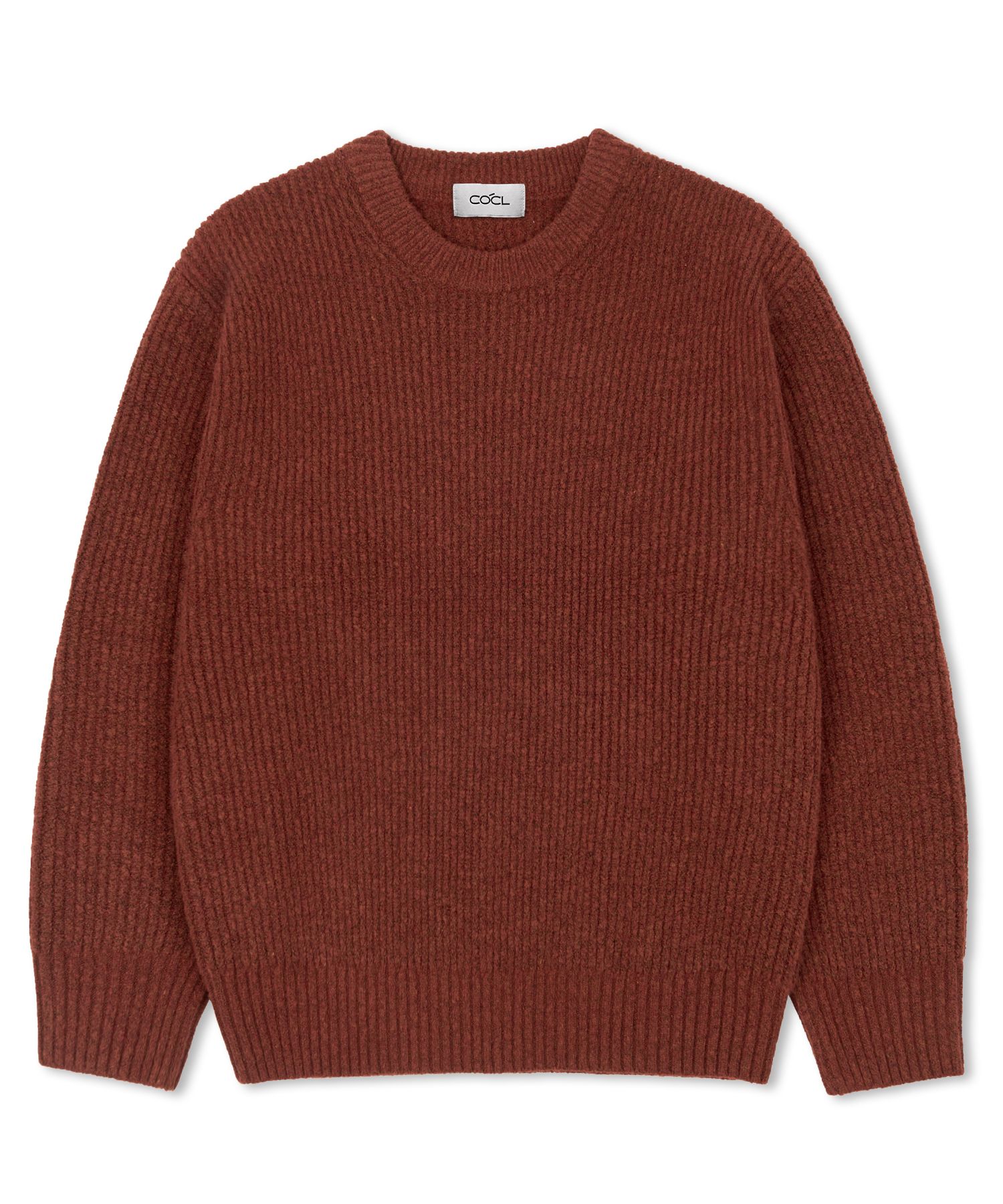 MUSINSA | COSTUME O'CLOCK HACHI ROUND HEAVY KNIT PULLOVER