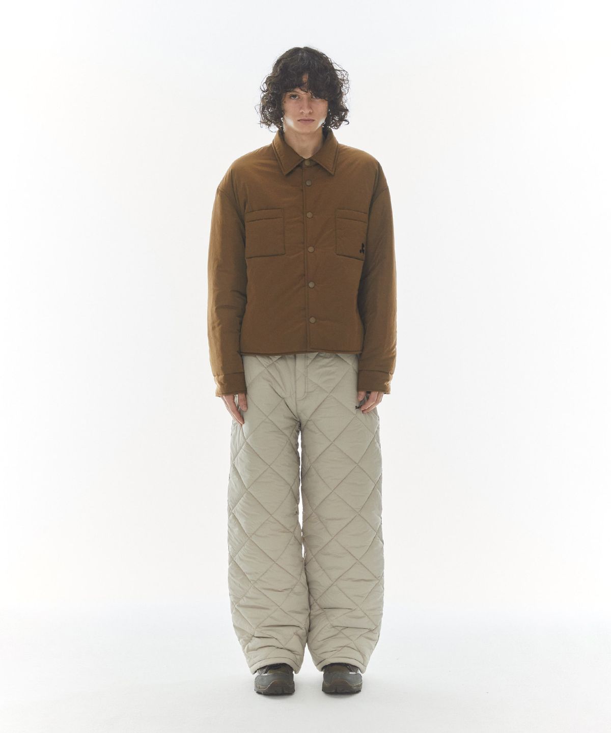 레스트앤레크레이션(REST&RECREATION) QUILTED PADDING PANTS - BEIGE