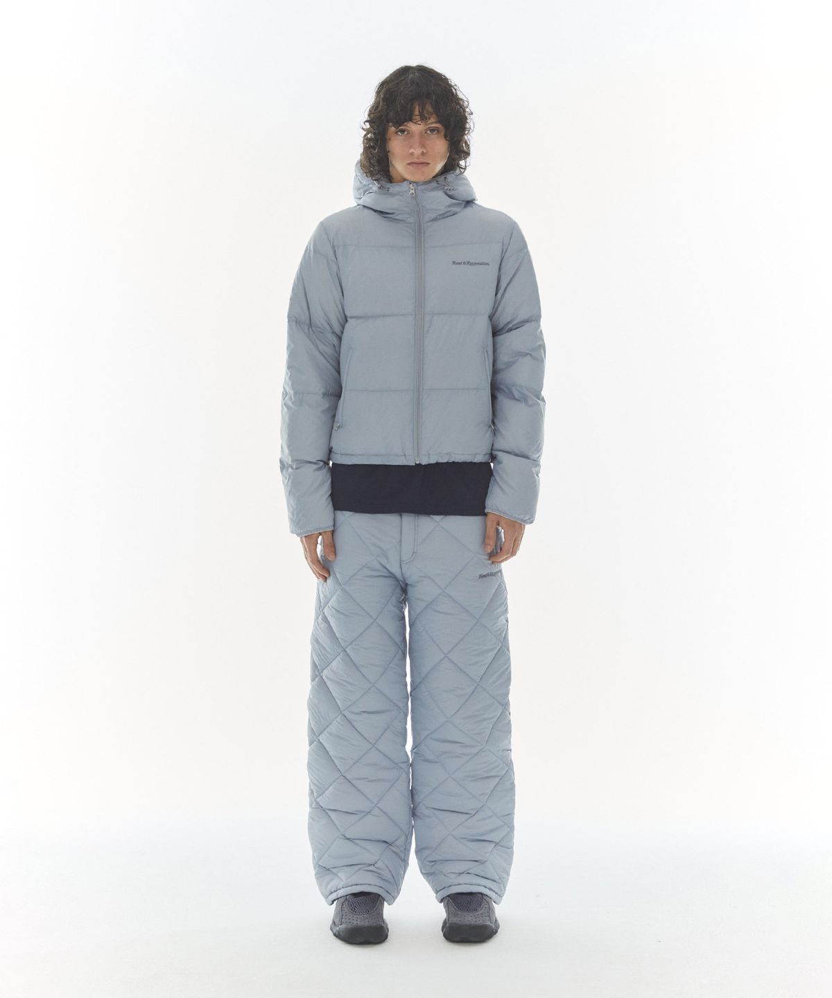 레스트앤레크레이션(REST&RECREATION) QUILTED PADDING PANTS - GREY