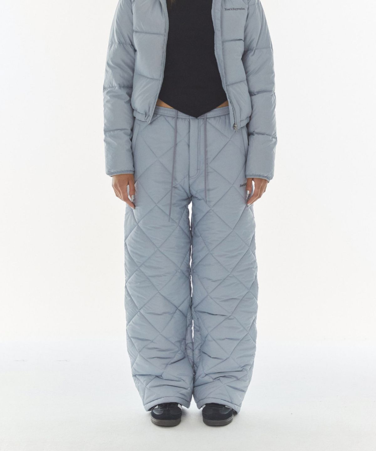 레스트앤레크레이션(REST&RECREATION) QUILTED PADDING PANTS - GREY