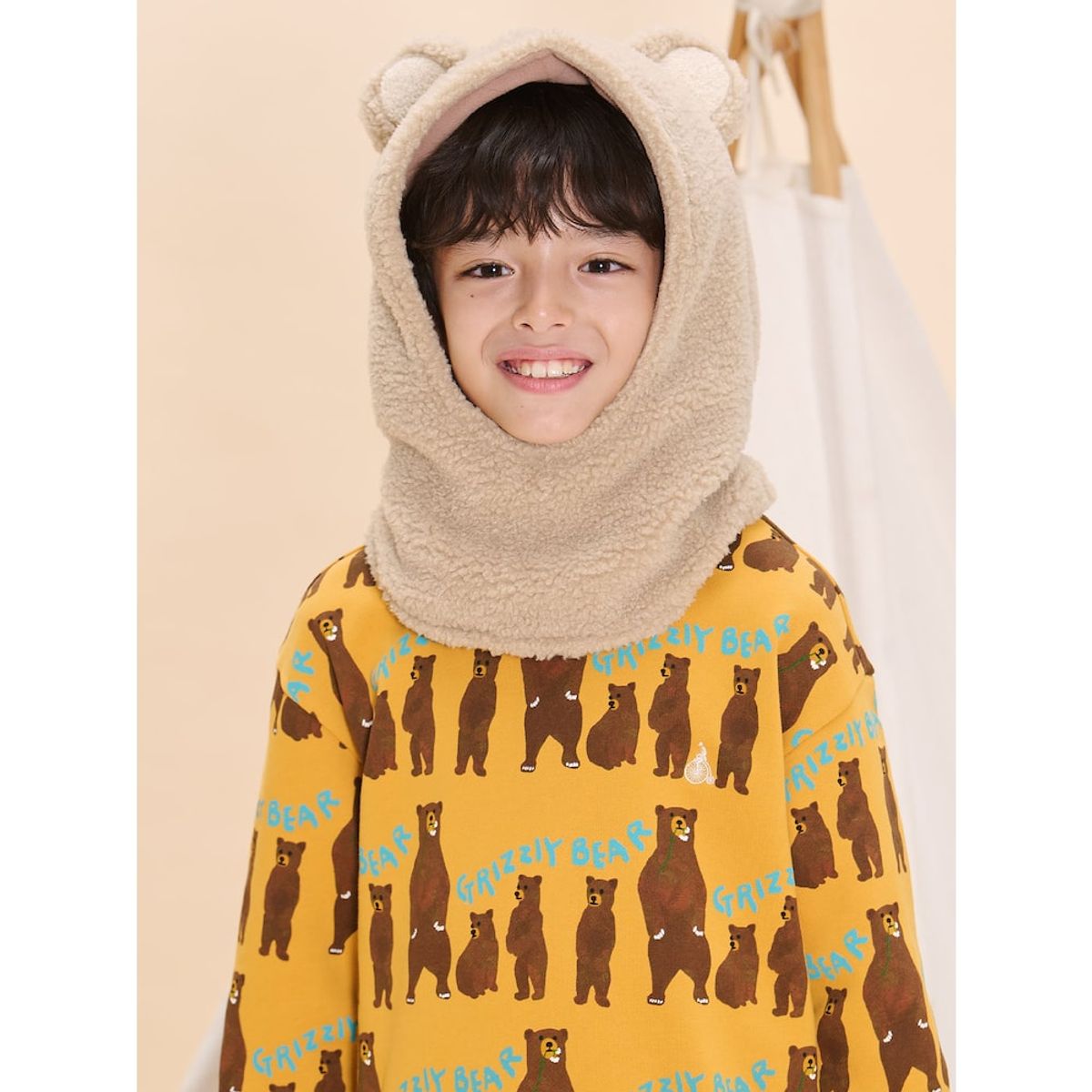 빈폴 키즈(BEANPOLE KIDS) [Print Bakery] 프린트 베이커리 스웨트 세트  옐로우 (BI4941U12E)